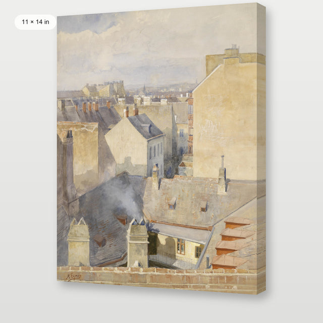 French Rooftops, Gallery Wrap