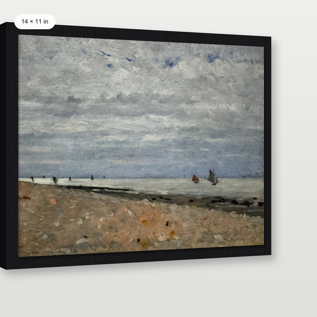 Nautical Lake, Black Floater Frame