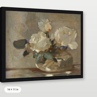 White Flower Pot