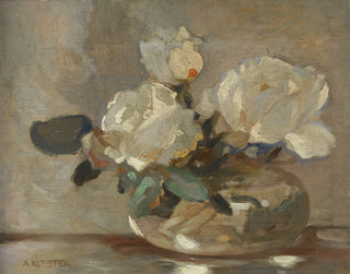 White Flower Pot