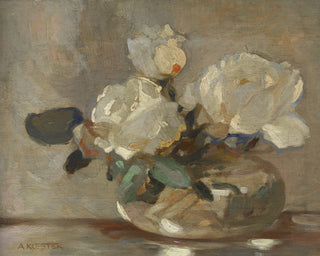 White Flower Pot