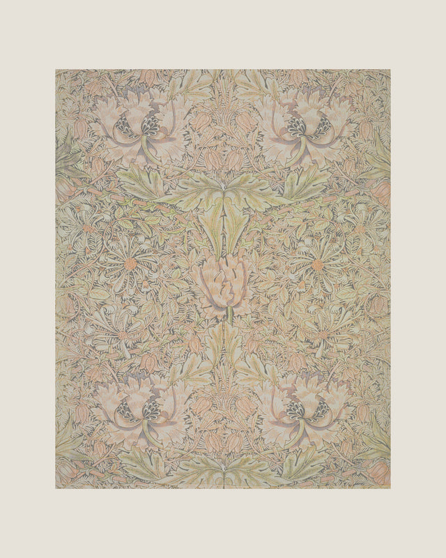 Muted Green Tapestry, Full Bleed