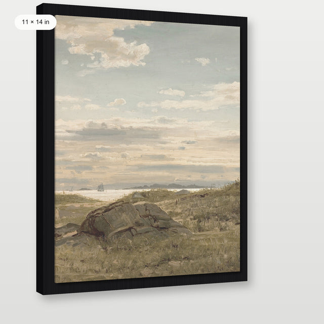Spring Bay, Black Floater Frame