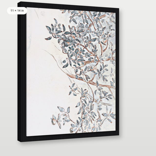 Apple Tree Branches, Black Floater Frame