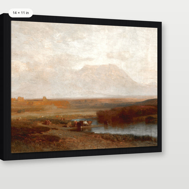 Fall Nature, Black Floater Frame