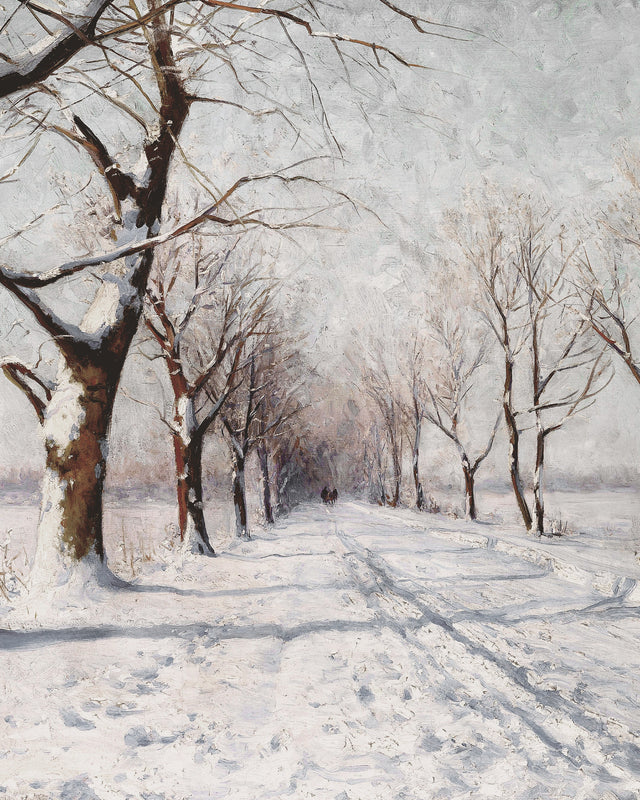 Snowy Winter Landscape, Full Bleed