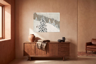 Winter Deer Landscape