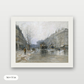 Paris Winter Street