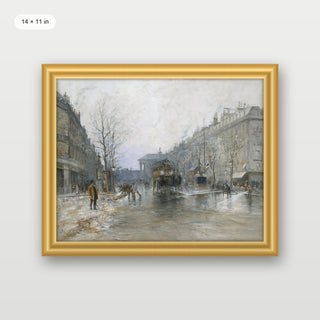 Paris Winter Street