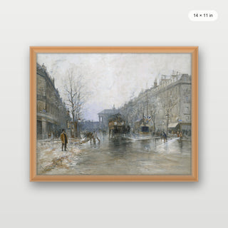 Paris Winter Street