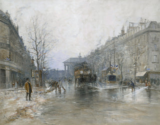 Paris Winter Street