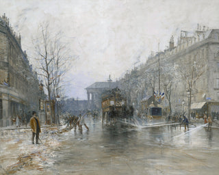 Paris Winter Street