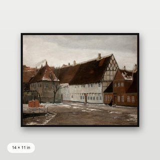 Warm Tone Winter Village