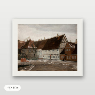 Warm Tone Winter Village