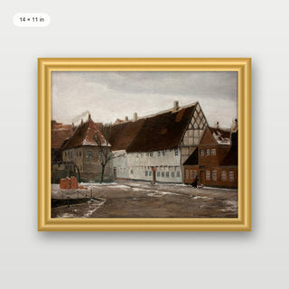 Warm Tone Winter Village