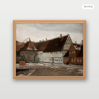Warm Tone Winter Village