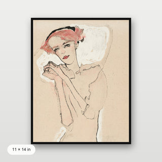 Egon Schiele - Portrait of a Woman