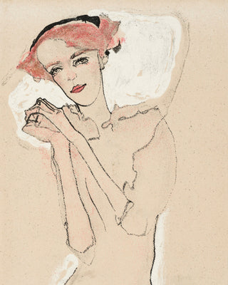 Egon Schiele - Portrait of a Woman