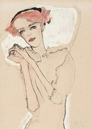 Egon Schiele - Portrait of a Woman