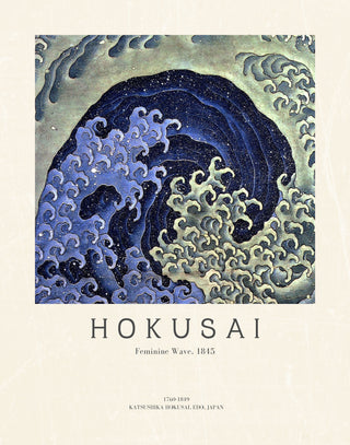 Hokusai - Feminine Wave