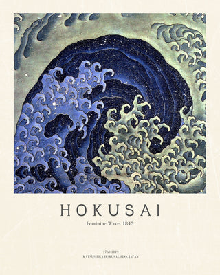 Hokusai - Feminine Wave