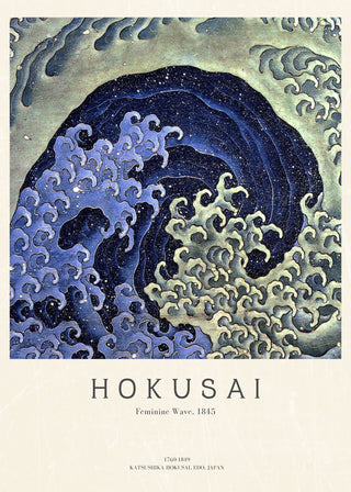 Hokusai - Feminine Wave