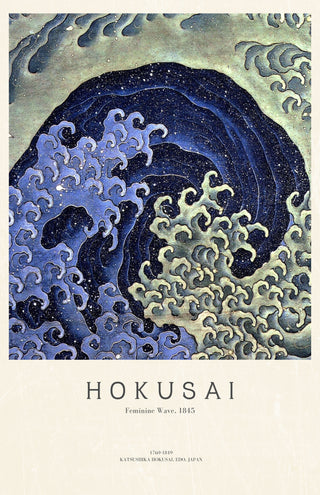 Hokusai - Feminine Wave