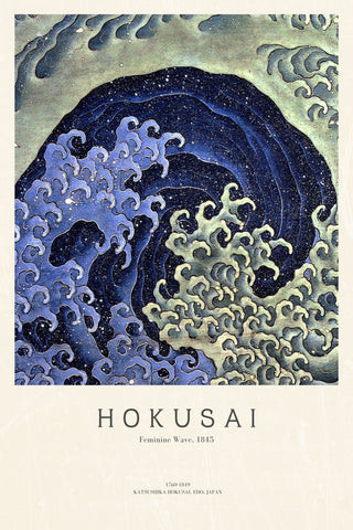 Hokusai - Feminine Wave