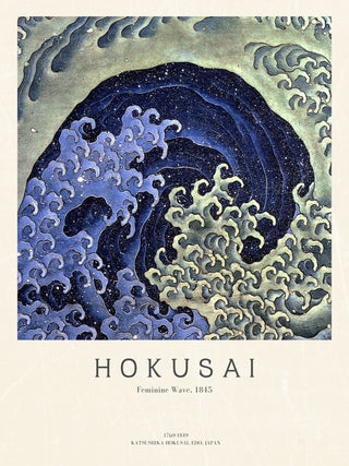 Hokusai - Feminine Wave