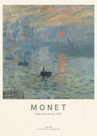 Monet - Impression, Sunrise