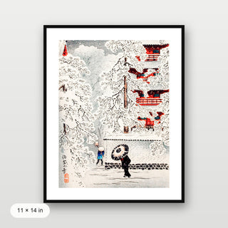 Takahashi - Snow at Asakusa