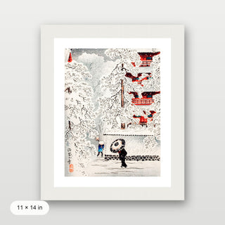 Takahashi - Snow at Asakusa