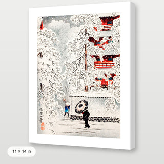 Takahashi - Snow at Asakusa