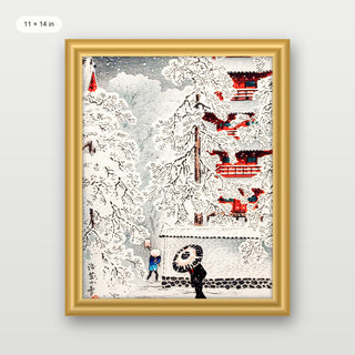Takahashi - Snow at Asakusa