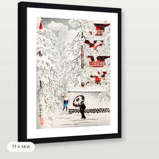 Takahashi - Snow at Asakusa