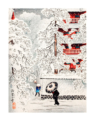 Takahashi - Snow at Asakusa