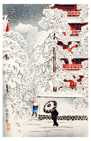 Takahashi - Snow at Asakusa
