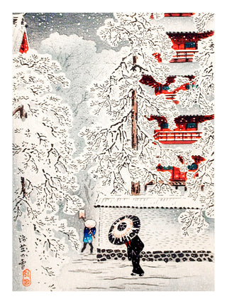 Takahashi - Snow at Asakusa