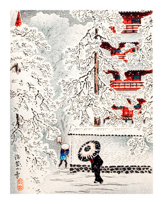 Takahashi - Snow at Asakusa