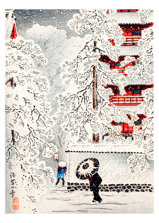 Takahashi - Snow at Asakusa