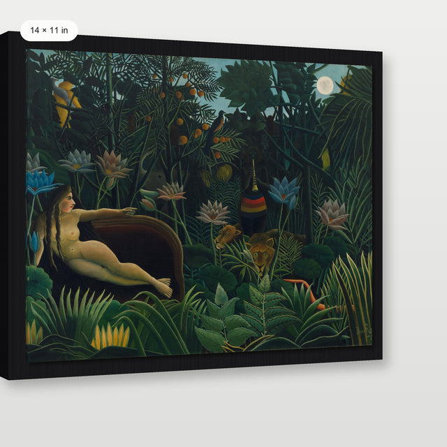 Rousseau - The Dream, Black Floater Frame