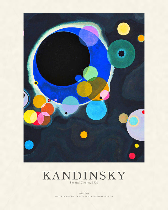 Kandinsky - Several Circles, Gallery Style