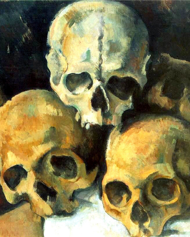 Cezanne - Pyramid Of Skulls, Full Bleed