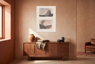 Muted Watercolor Landscape