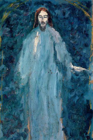 Christ Blessing Art