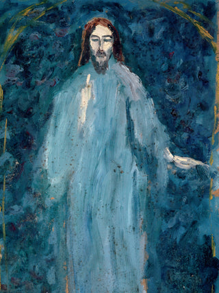 Christ Blessing Art