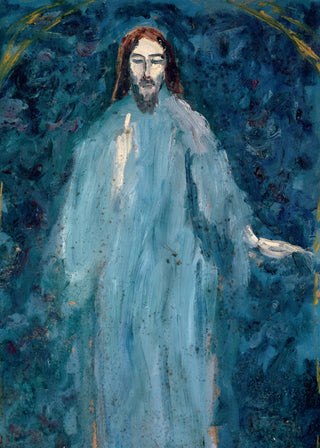 Christ Blessing Art
