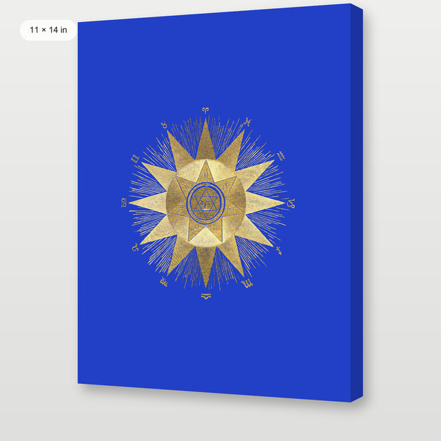 Blue Zodiac, Gallery Wrap