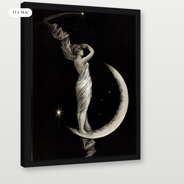 Moon Angel, Black Floater Frame