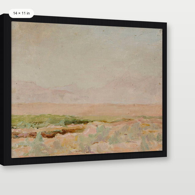Desert, Black Floater Frame